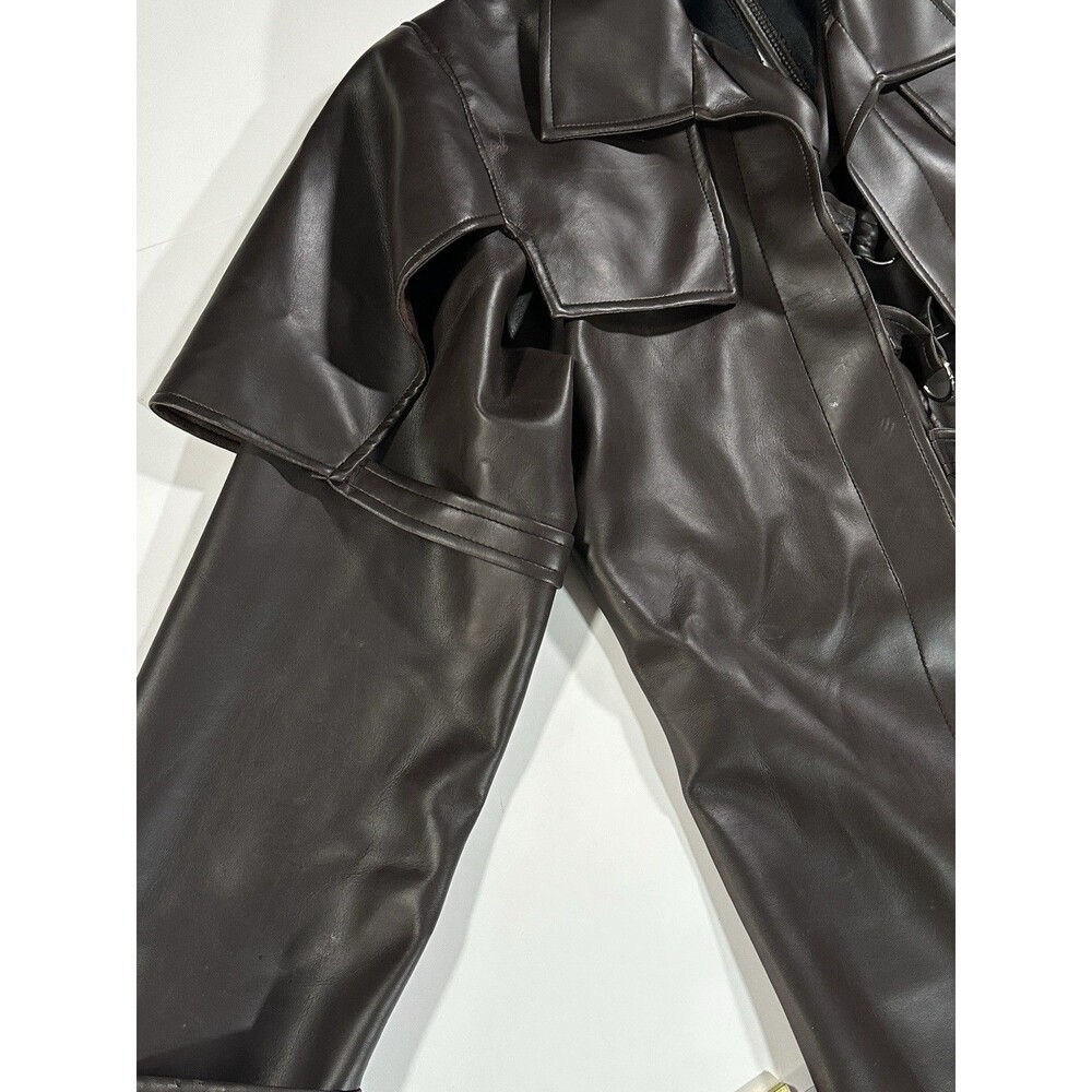 Van Helsing Cosplay Brown Leather Coat/Jacket Rubies Costume One Size Y2K Rare - Picture 7 of 16